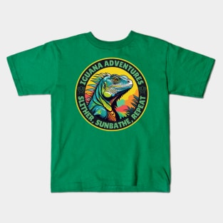 Iguana Adventures Kids T-Shirt
